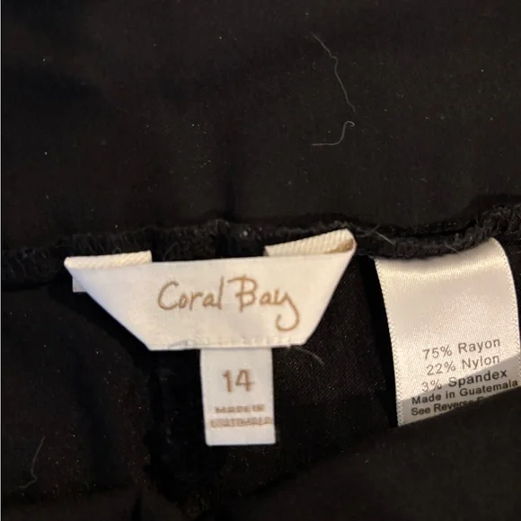 Coral bay Black Bermuda Shorts - Picture 2 of 2